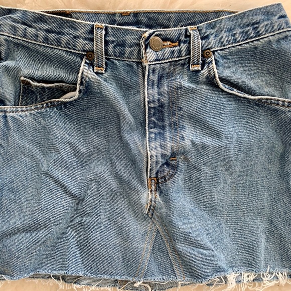 Mini Wrangler jean skirt - Picture 2 of 3